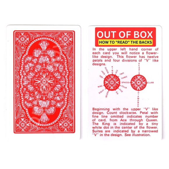 Out Of Box Magic Spy Playing Cards Pack Of 3 - Secret Trick Password For Every Card Best For Flash Game, Teen Patti, Rummy, Paplu, Magic Shows_gmr | Gift For Family & Friends