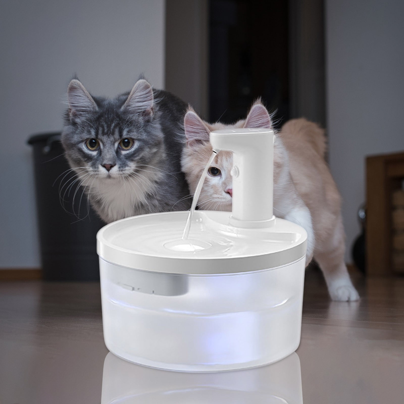 Water Dispenser Durable Chew Proof Automatic for Cats Dogs Indoor Outdoor Use