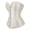 Beige, variant on Gothic Satin Classic Bustiers Corset Top for Women Pink 3XL