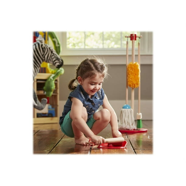 Melissa Doug Let s Play House Dust Sweep Mop Walmart
