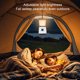 thumbnail image 4 of Linterna Lideró de Camping, Luz de Tienda Recargable Con 3 Modos, Linternas LED Autogeneradoras de Manila, Linterna Portátil para Camping, Luz de Emergencia, Cortes de, 4 of 7
