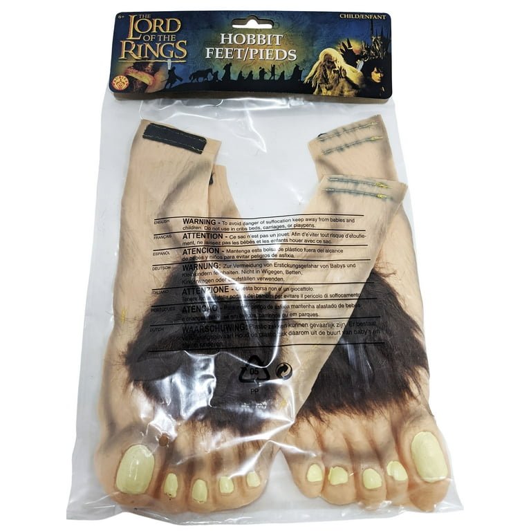Frodo Hobbit Slippers Rubie's Kids Halloween Outfit The Hobbit