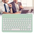 thumbnail image 3 of Claviers d'Ordinateur Sans Fil, Fonction de Verrouillage d'Écran Robuste et Durable, Utilisation Facile, Connexion Stable, Clavier pour Tablette, pour Ordinateur Portable, Jaune, Bleu, Rose, Vert, 3 of 7