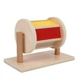 thumbnail image 4 of Material didáctico, cajón de madera, caja, tambor textil para jardín de infantes, mesa de bolas a presión, rompecabezas de ciencia y educación, juguetes de educación temprana, 4 of 5