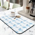 thumbnail image 2 of Enhance Kitchen 19.5x12in LowProfile Drying Mat Quick Dry, Super Absorbent Diatom Mud, Waterproof, SlipResistant with Decorative Pattern Easy to Clean and Trimmable, 2 of 7