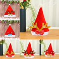 thumbnail image 1 of 6 Piezas de Sombrero de Navidad Rojo para La Cabeza, Disfraz de Cosplay para Mujeres Y Adultos, Baile de Graduación Yinane Sombrero rojo para adultos, 1 of 8