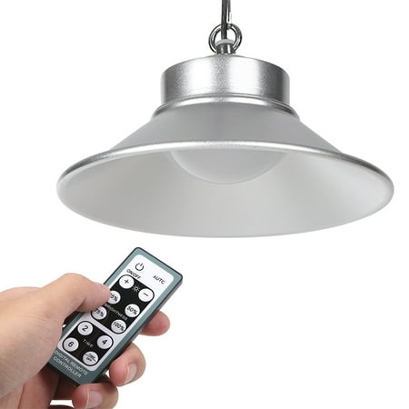 28 Leds Solar Powered Ceiling Light Outdoor Patio Chandelier Remote Controller Amp Timmer Function Dimmable Hanging Lamp With 5m 16 4ft Cable For Indoor
