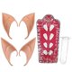 thumbnail image 4 of Hadas De Halloween, Colmillos De Vampiro, Orejas De Elfo, Disfraz De Mascarada, Accesorios De Dientes, Suministros De Decoración De Terror Guardurnaity HA044827-02, 4 of 6
