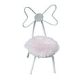 thumbnail image 4 of Mesa de comedor de casa de muñecas,1/12 muebles de casa de muñecas silla piezas en miniatura,Cojín de felpa para silla de metal en miniatura para casa de muñecas,Decoración de muebles de, 4 of 9