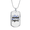 Military Chain (Gold), variant on Police Real Heroes Don'T Wear Capes Dog Tag Necklace Stainless Steel 24" Chain Silver Tone or Gold Tone
