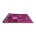thumbnail image 2 of Ahgly Company Indoor Round Patchwork Purple Transitional Area Rugs, 7' Round, 2 of 4