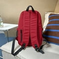 thumbnail image 7 of Nylon Office Backpack for Adults - Lightweight Travel Bag Large Capacity Book Bag Adjustable Straps Water-Resistant Daypack(Red), 7 of 7