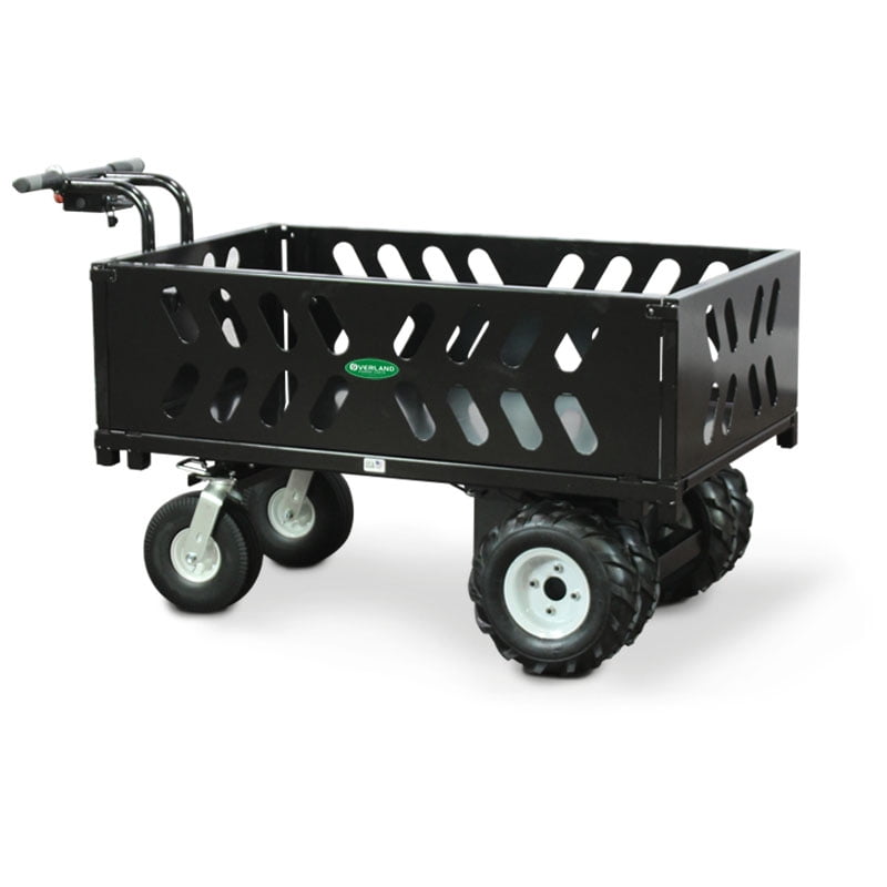 Overland Electric Power Utility Wagon 13 Cu. Ft. Metal Hopper