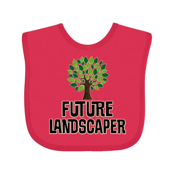 Inktastic Future Landscaper Horticulture Specialist Boys or Girls Baby Bib