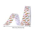 thumbnail image 3 of Easter Ribbon Decorative Weaving Tape with Bunny Egg Goblin Carrot Motifs 9 m Length Polyester Satin Holiday Gift Box Packaging Ribbon, 3 of 6