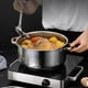 thumbnail image 3 of JUEGO DE UTENSILIOS DE COCINA DE COCINA, SARTENES DE OLLAS DE ACERO COLABORADOR INOXIDABLE DE 2 OREJAS Multipósito con tapas para el HOGAR, 3 of 7