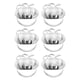 thumbnail image 1 of 6pcs Halloween Calabaza Tenedor de servilletas de hebilla de servilletas para la decoración del partido (plata), 1 of 6