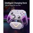 thumbnail image 2 of EasySMX D10 Wireless Bluetooth Controller, Pro PC Gamepad with TMR Joystick, Dual-Mode Triggers, Mechanical Buttons and RGB Lighting, Compatible with PC/Switch/Android/iOS, 2 of 9