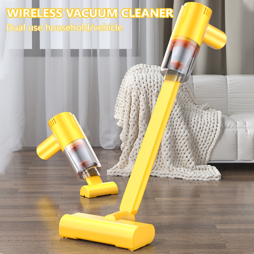 Car Vacuum Cleaner High Power Strong Suction Handheld Portable Dry Wet Cleaning