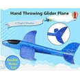 thumbnail image 4 of GLUAAE Glider Plane Toys, 17.5" Large Throwing Foam Airplane, Dual Flight Mode Flying Toy, The Best Outdoor Sport Toy Gifts for Kids 4PACK, 4 of 8