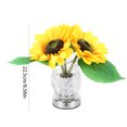 thumbnail image 3 of Adornos de lámpara de flor de girasol de carga USB de luz de noche de girasol LED 300mAh, 3 of 9