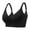 Black, variant on Seamless Front Closure Bras for Women Soft Jelly Wireless Bralettes,Black