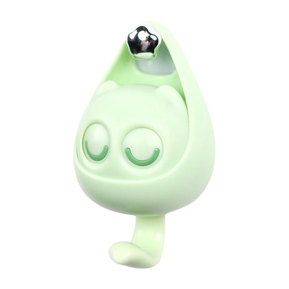Fzaqwen Coat Hook Coat Hook Wink Cat Hook Door Hanger Hook for Living Room Cloth Hanging Green