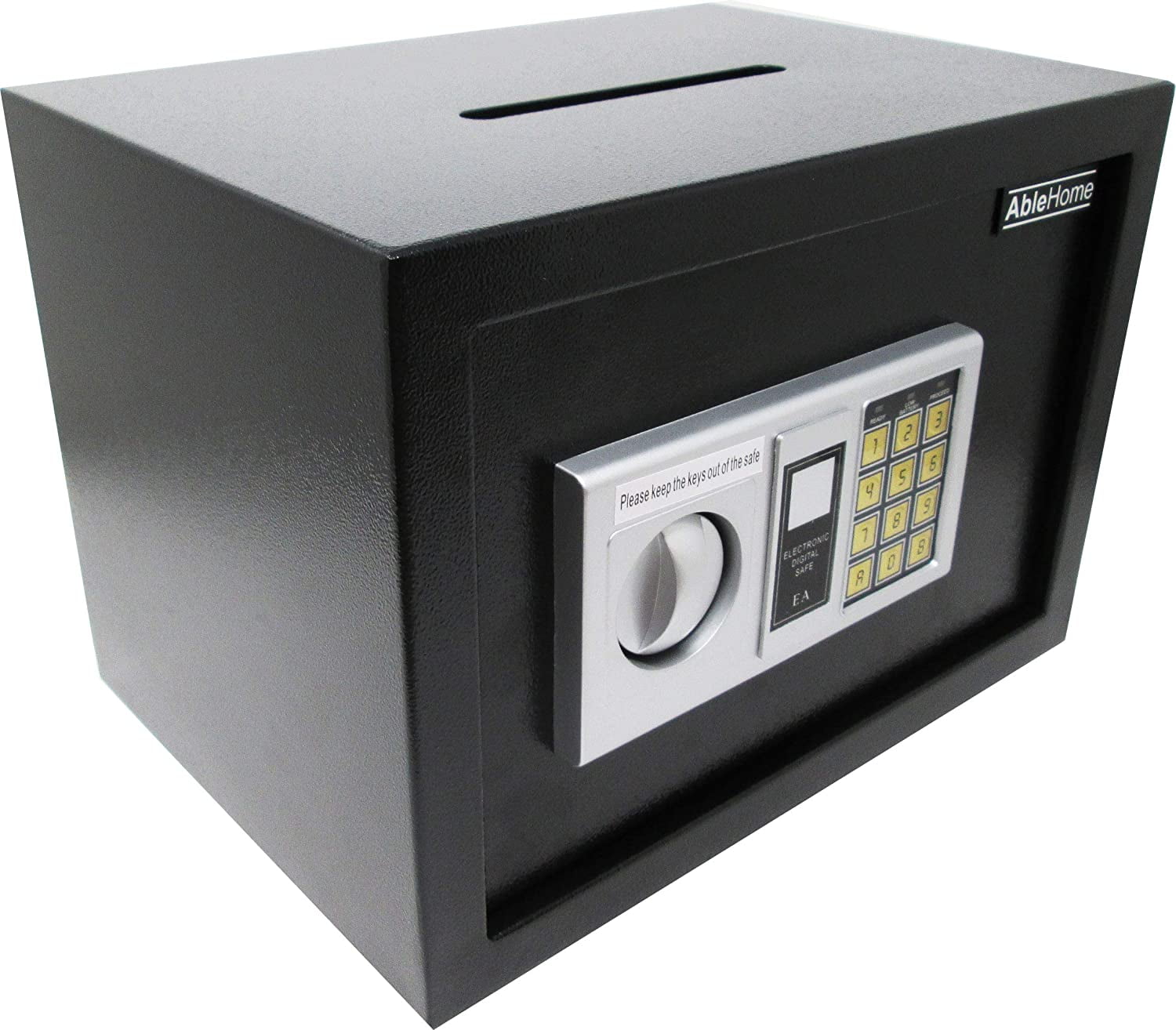 Digital Safe Box Depository Drop Deposit Front Vault Lock Cash Jewelry 