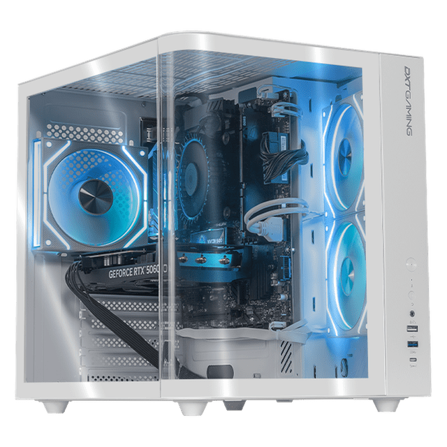 PC Gamer IA DXT GAMING NVIDIA GeForce RTX 5060 Intel Core i7 14700F 16GB DDR5 SSD 1TB WIFI White Productividad Versátil Acelerada con IA