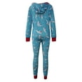 thumbnail image 4 of DPTALR Pyjama Décontracté à Capuche pour Femmes Imprimé de Noël Combinaison de Maison, 4 of 4