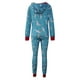 Mode Décontractée Pyjamas à Capuche Imprimé de Noël Romper Homewear A5980 – image 4 sur 4
