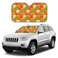 thumbnail image 2 of Fuzoiu Cartoon Pumpkins Print Car Windshield Sunshade,Foldable Reflective Sun Visor,Windshield Sun Shade,UV Rays Sun Visor Shade,Auto Front Sun Shield Shade-Medium, 2 of 8