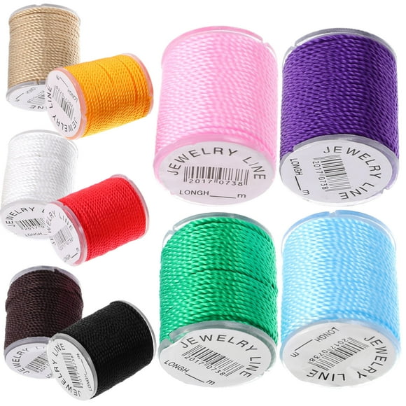 REOFLYUP Assorted Color 1Mm Nylon Cord for Jewelry Making and General Beading Crafts