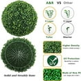 thumbnail image 2 of PEACNNG Green Blue Artificial Grass Ball Plant Decoration Home Garden Shopping Mall Hotel Wedding Gathering Set for Indoor & Outdoor Décor, 2 of 5