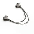 thumbnail image 2 of Heart Chain Magnetic Buckle | Metal Clasp Fastener | Adjustable Hem Clip | Secure Magnetic Closure | Wardrobe & Crafting Essential | 4.52X0.51 Inches, 2 of 3