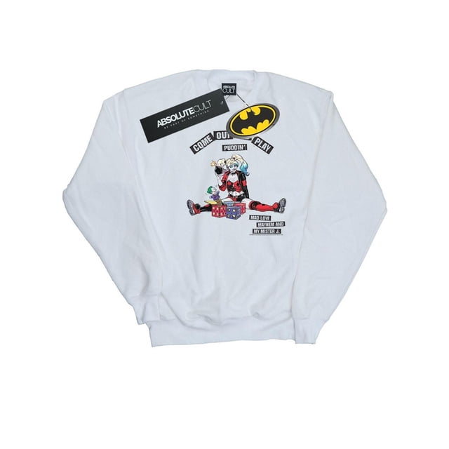 DC Comics Chandail en Molleton Fille Harley Quinn à Sortir et Jouer