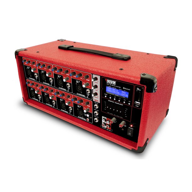 NOVIK NEO MIXER NVK 8500BT 8 Channel Powered Mixer 1000W Bluetooth SD/USB/MP3 Player