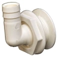 thumbnail image 2 of Supra / Moomba / Skiers 102965 Custom White 2 x 2 Inch Plastic Marine Boat Drain Outlet With Plug, 2 of 3