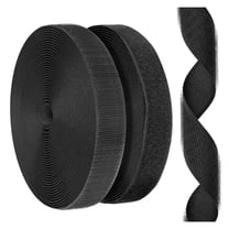 MAE Fastener Roll Strip 1inch×32.8FT Nylon Hook and Loop Tape Self-Adhesive Heavy Duty Strips Fastener Reusable Sticky Fastening Cable Ties Multi-Purpose