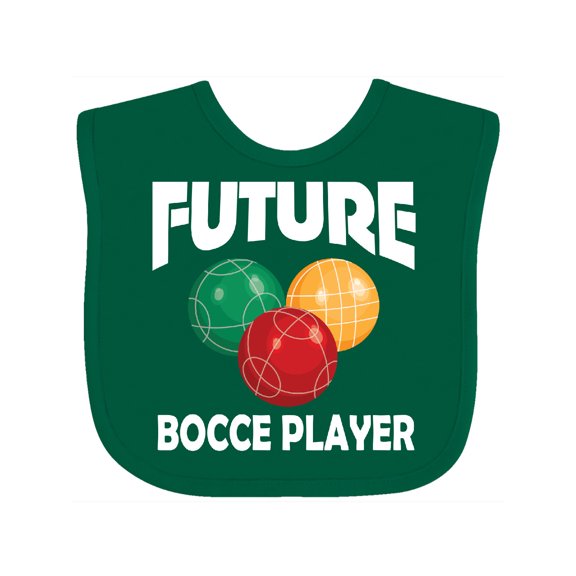 Inktastic Future Bocce Player Boys or Girls Baby Bib