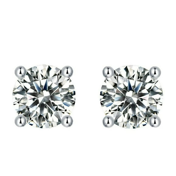 Gray Moissanite Pendant Earrings S925 Silver Collarbone Chain Women Jewelry Fashion Diamond Simulant Earrings For Wedding Party Daily Wear #u3Qs3