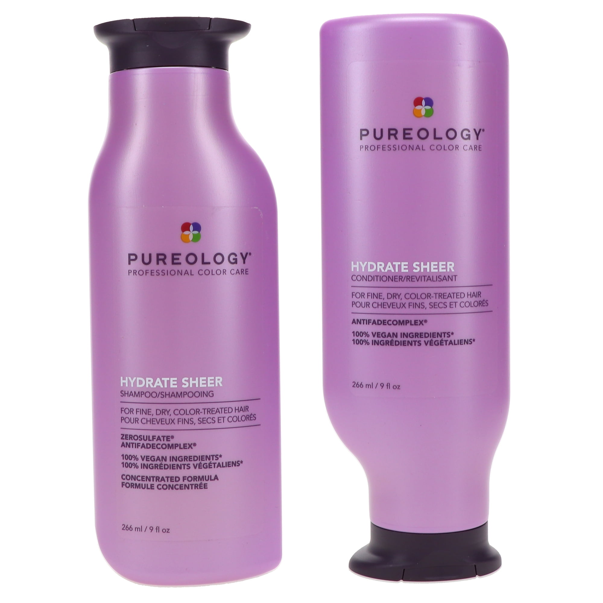 Pureology Hydrate Sheer Shampoo 9 oz and Conditioner 9 Combo Pack Walmart.com