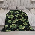 thumbnail image 5 of Riforla St. Patrick's Day Blanket Super Soft Flannel All Season Lightweight Living Room/Bedroom Warming Blanket 100x150cm B_001, 5 of 8
