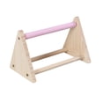 thumbnail image 3 of Soporte de madera para loros, juguete de entrenamiento, percha para loros, garras para periquitos Rosa, 3 of 9