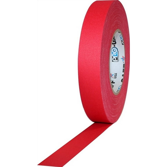 Pro Gaff Red Gaffers Tape 1" X 50 Yard Roll (Pack Of 48)