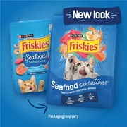 (2 pack) Purina Friskies Dry Cat Food Seafood Sensations With Salmon, Tuna, and Shrimp Flavors, 30 lb Bag