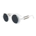thumbnail image 1 of Gafas de sol Steampunk de Metal para hombre y mujer, gafas redondas a la moda, gafas de sol Vintage de diseñador de marca, gafas de sol UV400 de alta calidad Gao Jinjia LED, 1 of 2