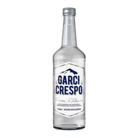 Agua mineral Garci Crespo Reserva de Tehuacán de Manantial 650 ml