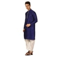 thumbnail image 2 of Mens Handmade Art Silk Loop Button Designer Kurta Dhoti Set/Mens Indian Sherwani, 2 of 5