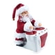 thumbnail image 2 of Uuiauoio Animated Singing Santa Claus Toy with Dancing Motion and Light Up Drums for Holiday Festive Home Decorations, 2 of 9